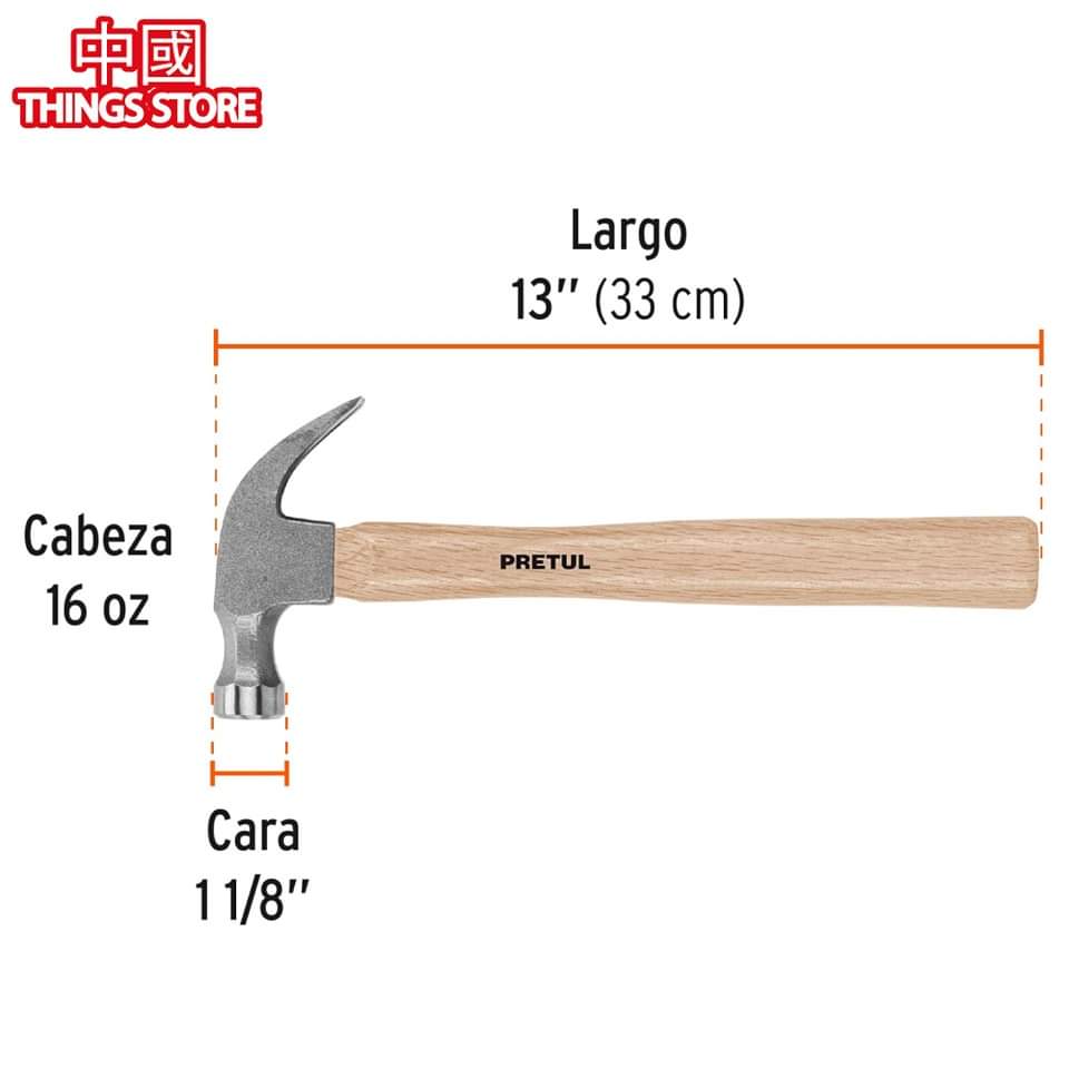 Martillo de madera de 16oz