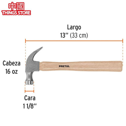 Martillo de madera de 16oz