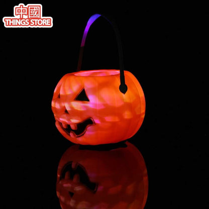 Calabaza con luz