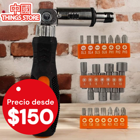 Kit de desarmadores 22 pz