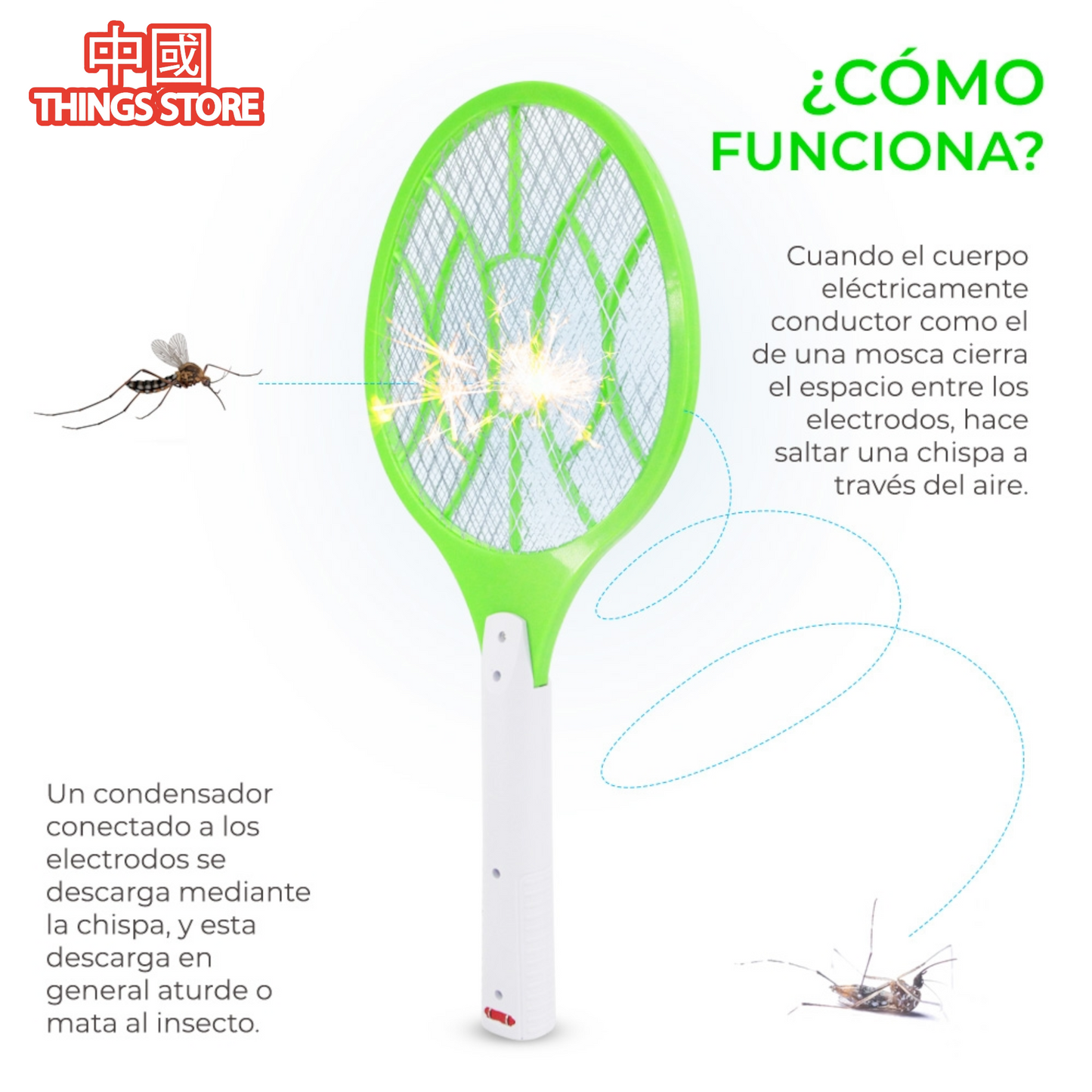 Raqueta mata mosquitos