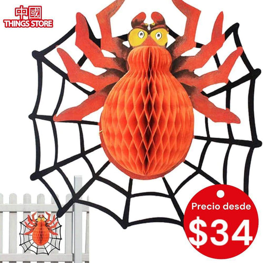 Araña decorativa de Halloween